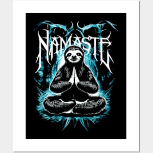 Sloth Metal: Namaste in Darkness" Description Posters and Art